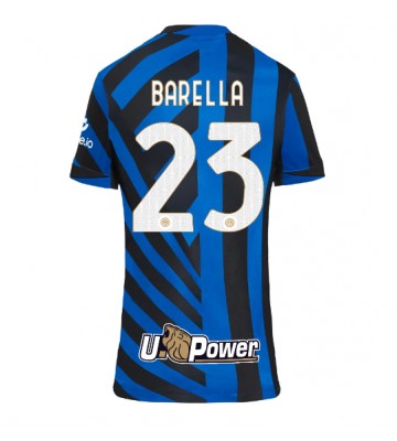 Inter Milan Nicolo Barella #23 Hemmatröja Dam 2024-25 Kortärmad